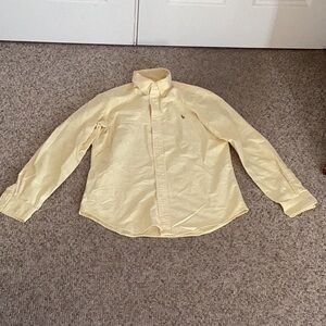 Ralph Lauren Men’s Small Button Down Yellow Shirt